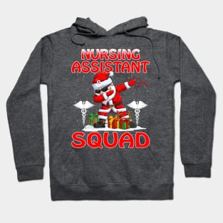 Christmas Nursing Assistant Squad Reindeer Pajama Dabing Santa Hoodie